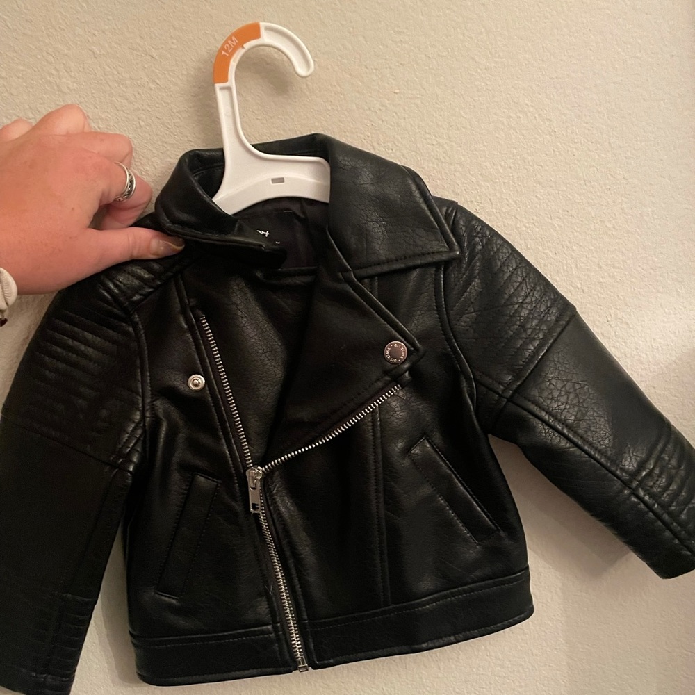 Kids leather jacket